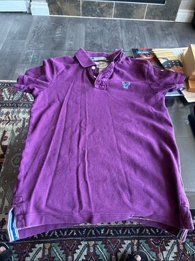 American Eagle Outfitters Purple Polo Tee
